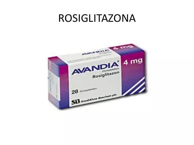 Rosiglitazona Qué es y para qué sirve