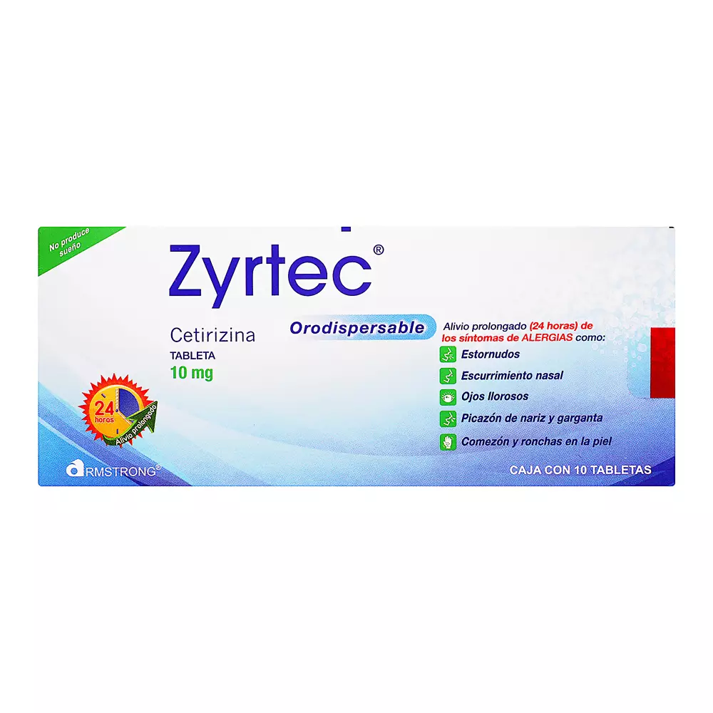 Zyrtec Orodispersable: ¿Qué es y para qué sirve?