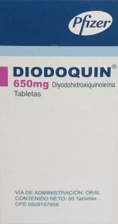 Diodoquin: Combate la amibiasis intestinal