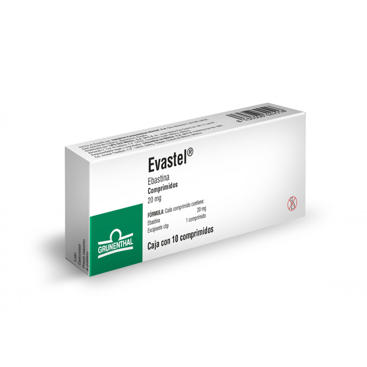 Evastel: Efectivo antihistamínico