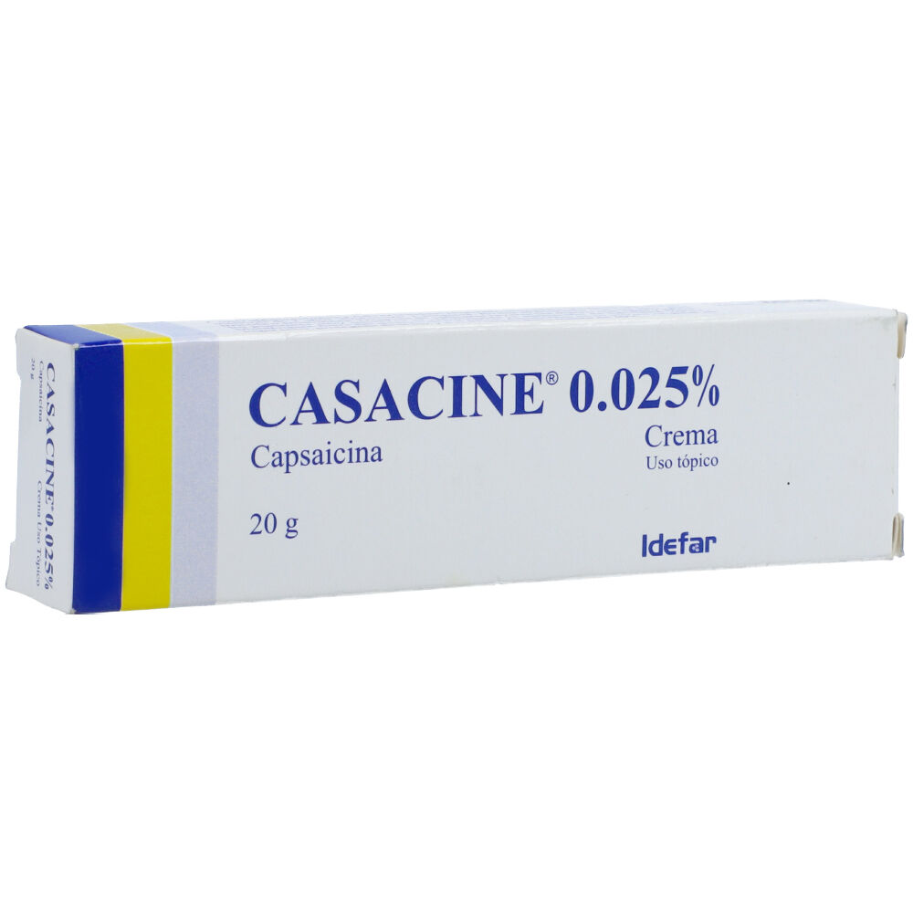 21111 1 Casacine 0.025 Crem Tub X 20Gr1 Capsaicina: ¿Qué Es Y Para Qué Sirve?