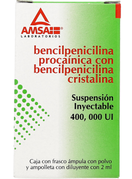 Bencilpenicilina procaínica con Bencilpenicilina cristalina: ¿Qué es y para qué sirve?