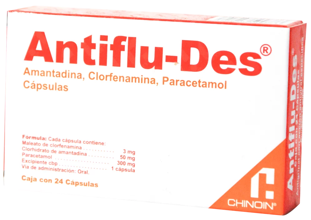 Amantadina, Clorfenamina y Paracetamol: ¿Qué son y para qué sirven?