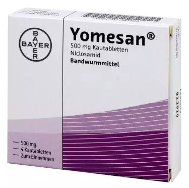 Niclosamida: ¿Qué es y para qué sirve?