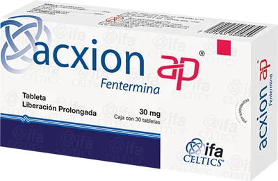 Acxion AP- ¿Qué es y para qué sirve? Acxion AP es un fármaco que ayuda en la pérdida de masa corporal