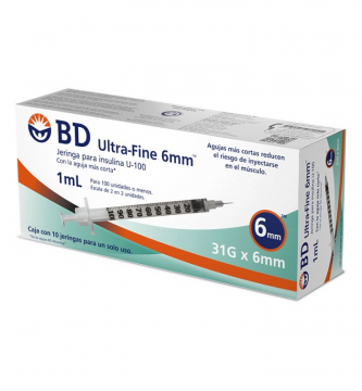 Jeringa BD Ultra Fine Insulina: ¿Qué es y para qué sirve?