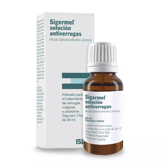 Sigermel Antiverrugas 20 Ml Solución